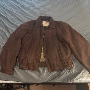 Men’s vintage Members Only Leather jacket